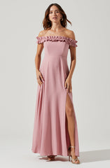 Off-Shoulder Flare Dress - This dress is bold, retro, and fashionable, making it a must-have. It comes with a sexy off-shoulder neckline.