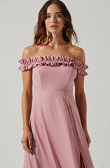 Off-Shoulder Flare Dress - This dress is bold, retro, and fashionable, making it a must-have. It comes with a sexy off-shoulder neckline.