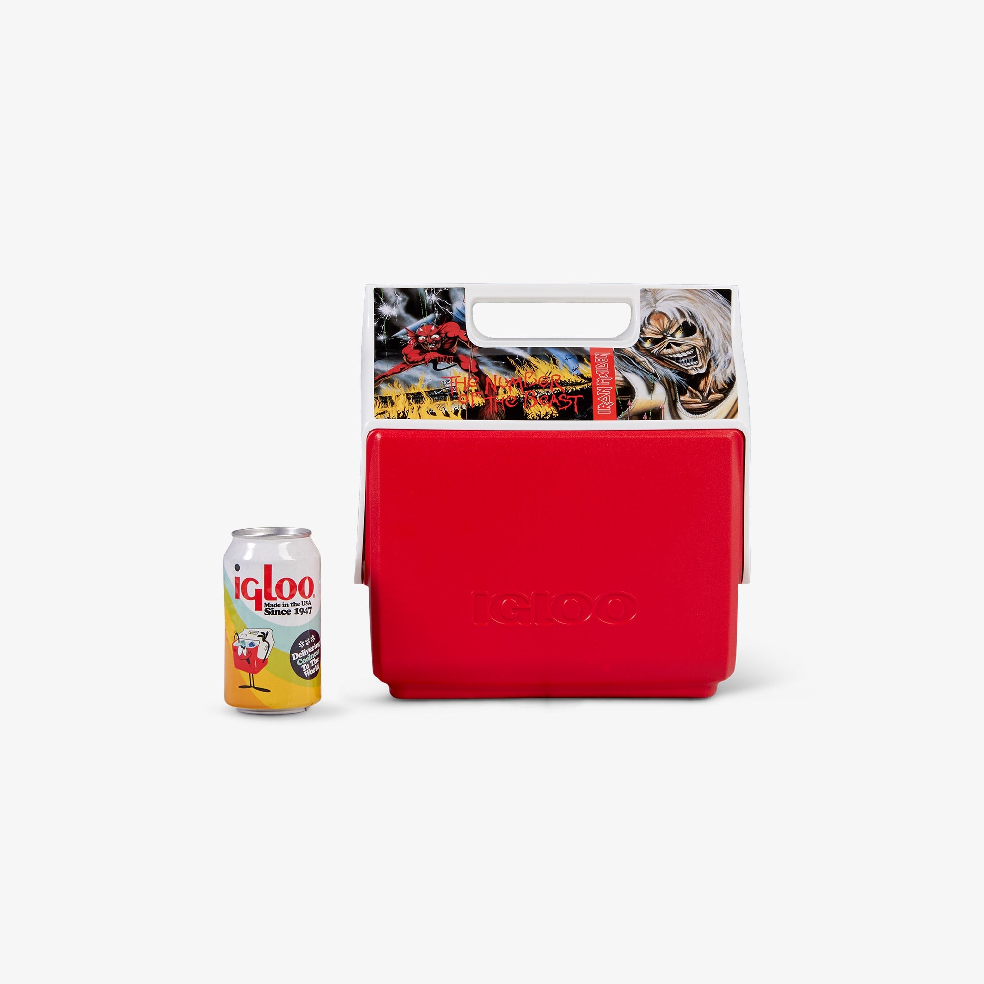 Iron Maiden The Number of the Beast Little Playmate 7 Qt Cooler