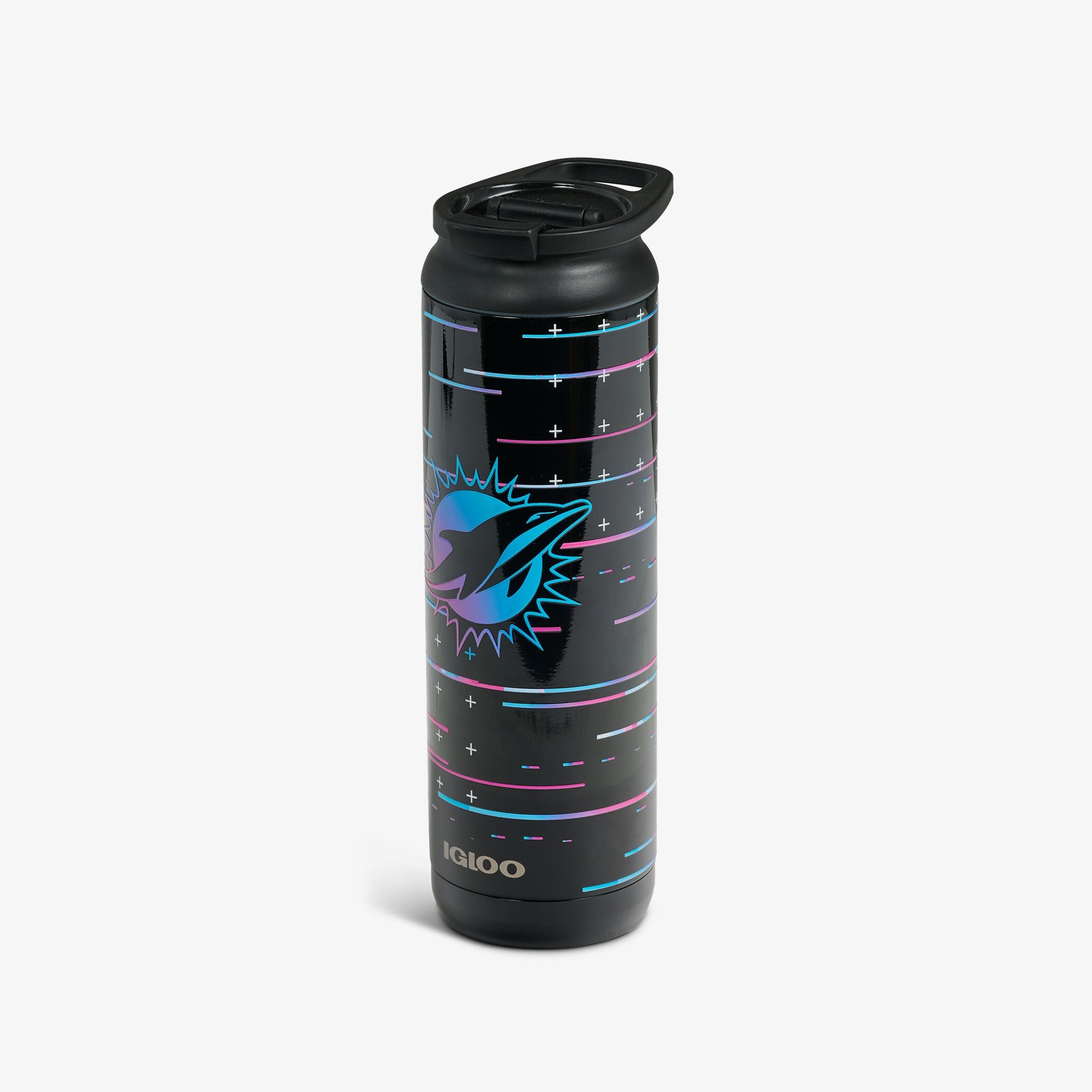 NFL Neon Miami Dolphins 20 Oz Flip 'n' Sip Tumbler