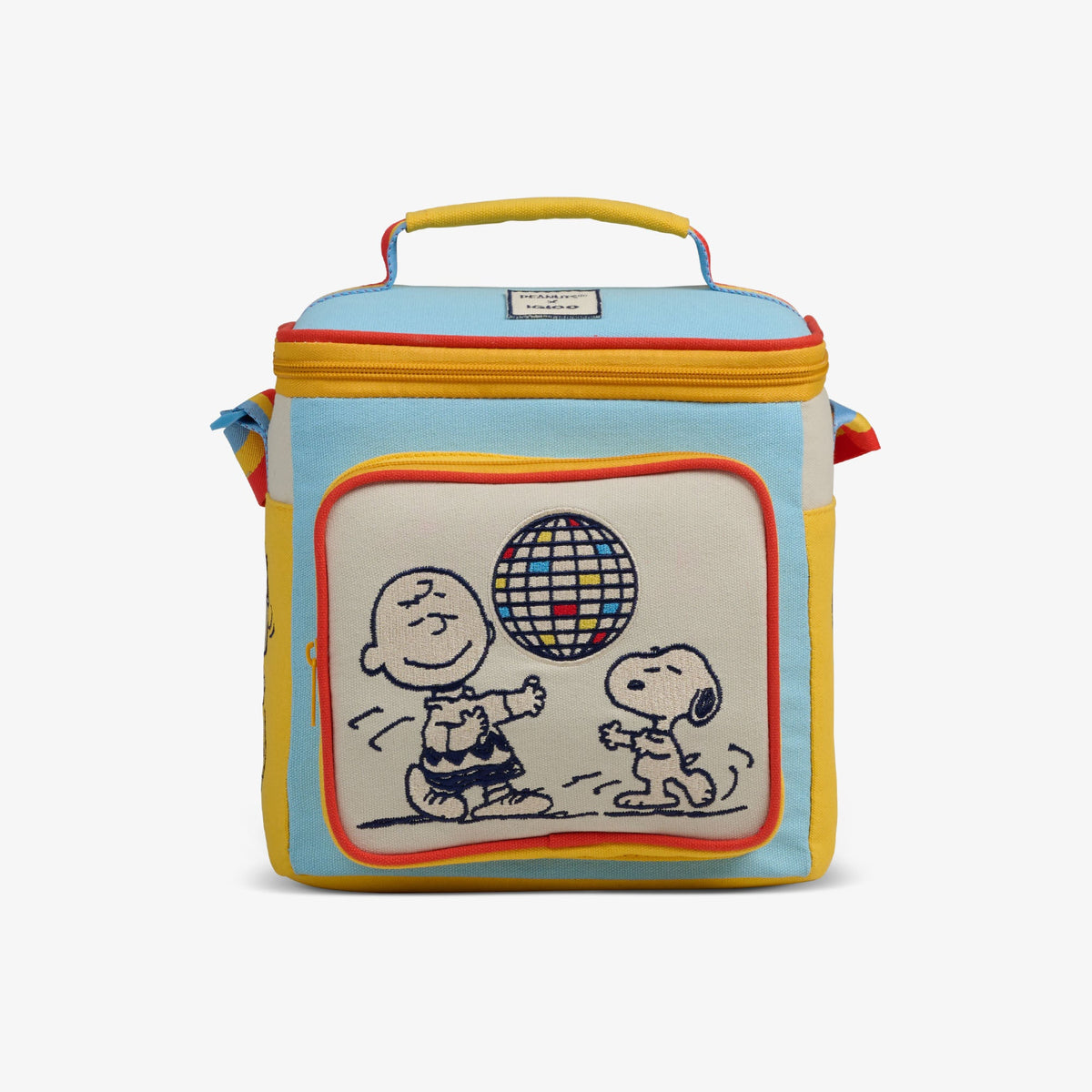Snoopy Disco Party Square Lunch Cooler Bag