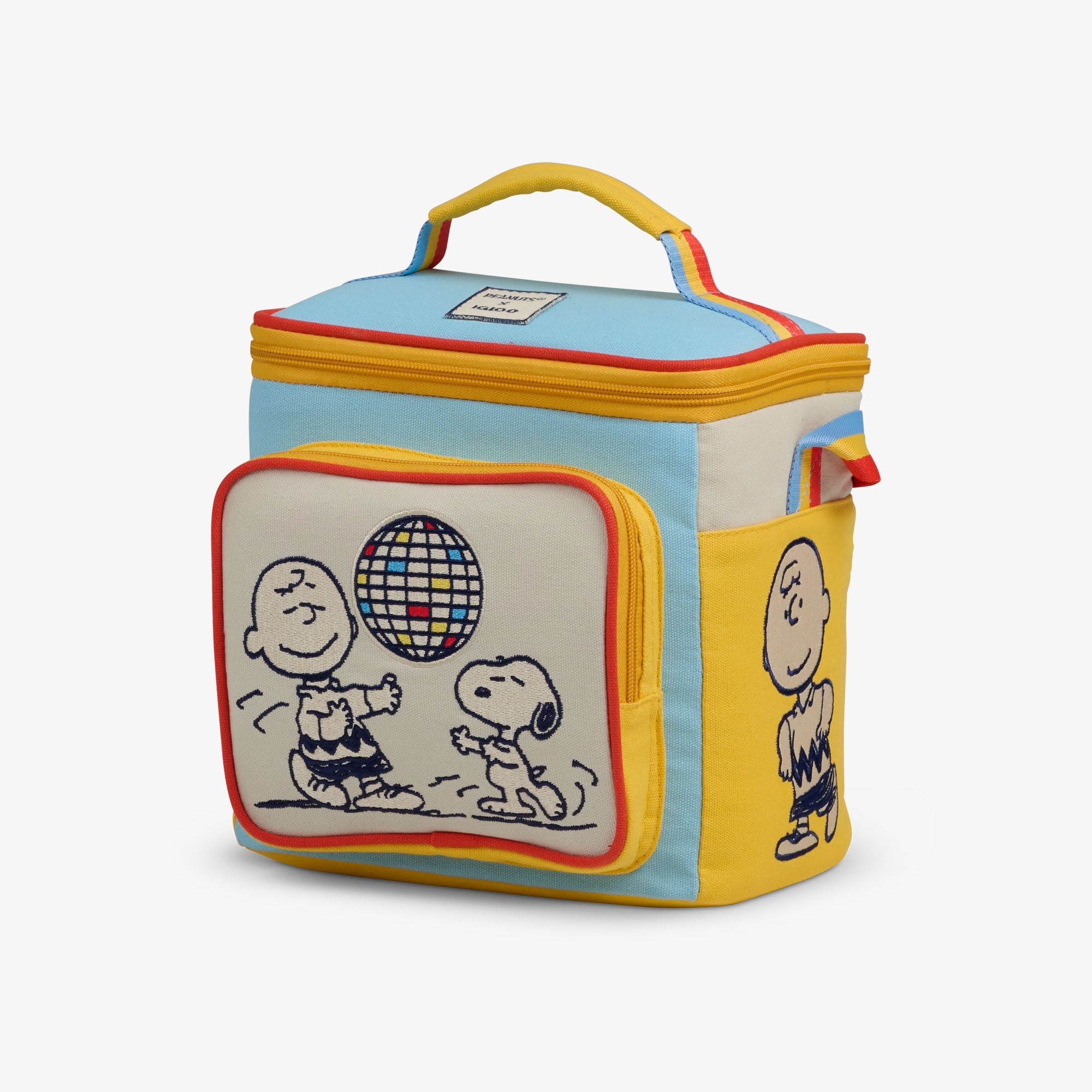 Snoopy Disco Party Square Lunch Cooler Bag