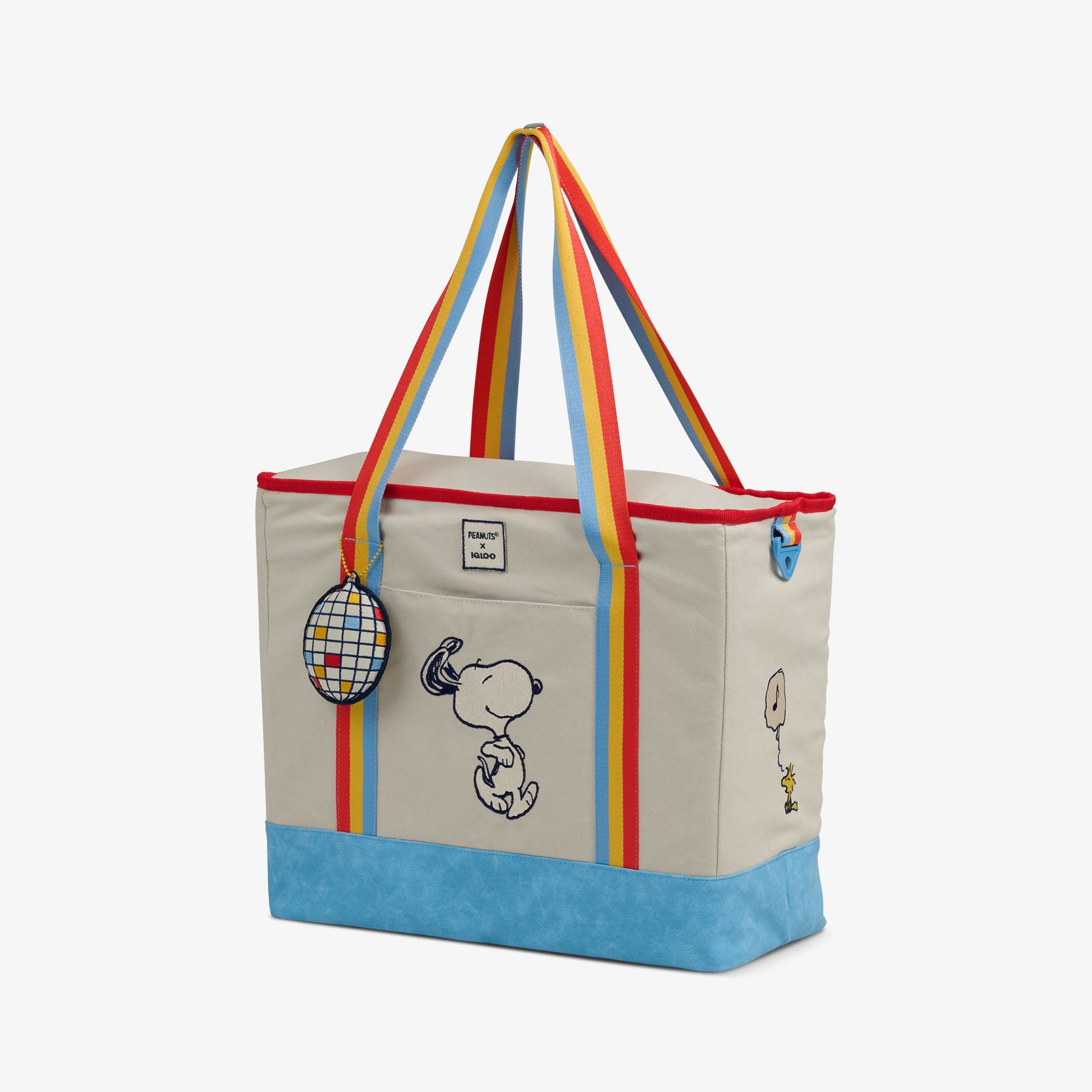 Snoopy Disco Party Dual Compartment Tote Cooler Bag