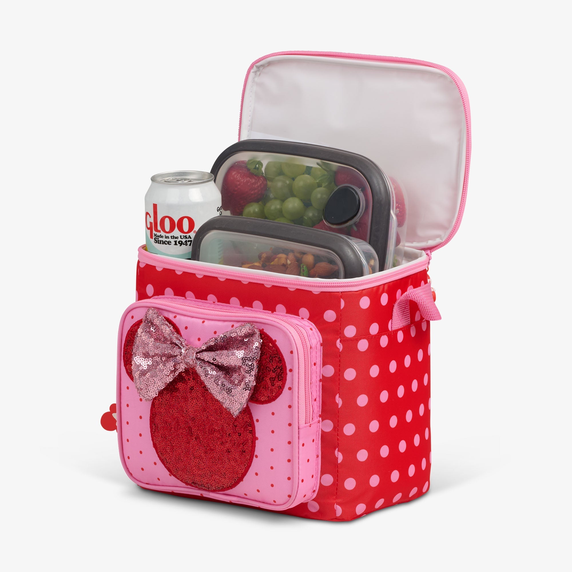 Disney Minnie Mouse Polka Dots Square Lunch Cooler Bag