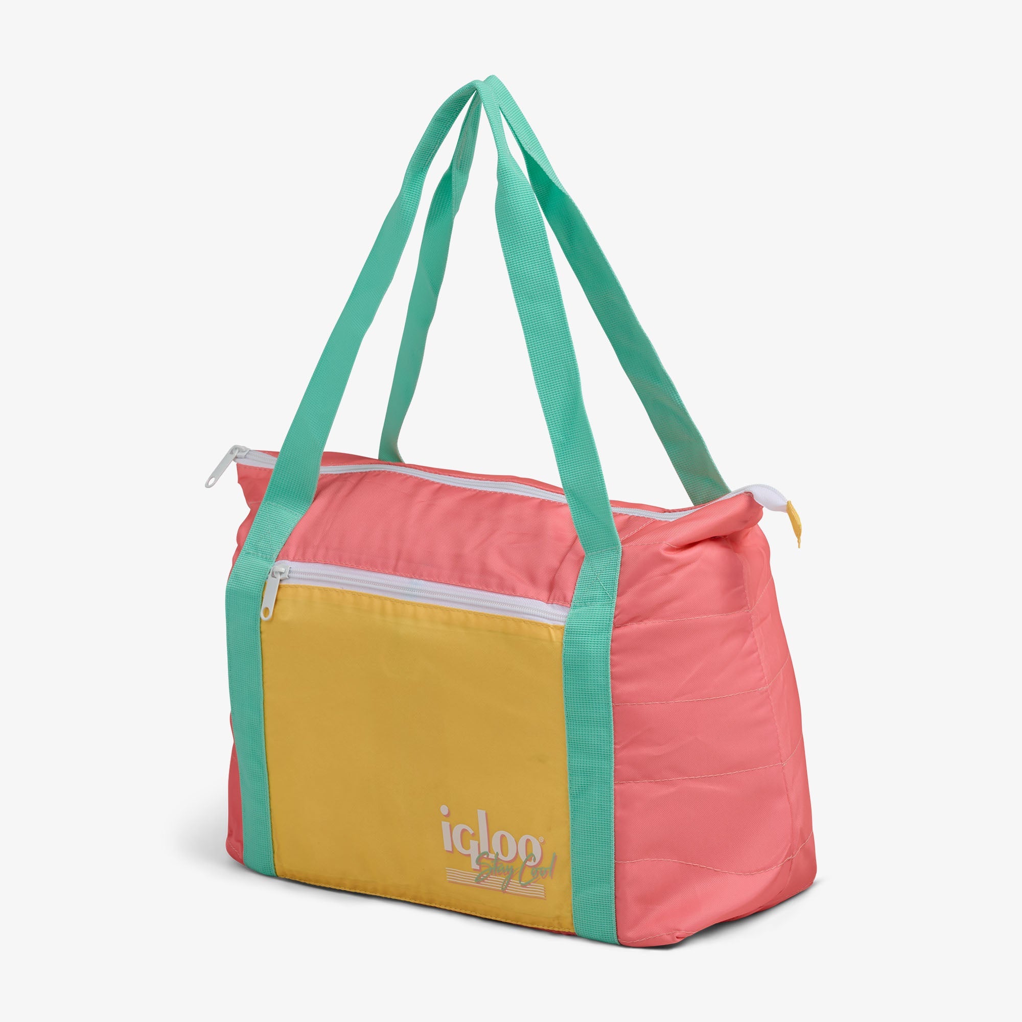 Retro Packable Puffer 20-Can Cooler Bag