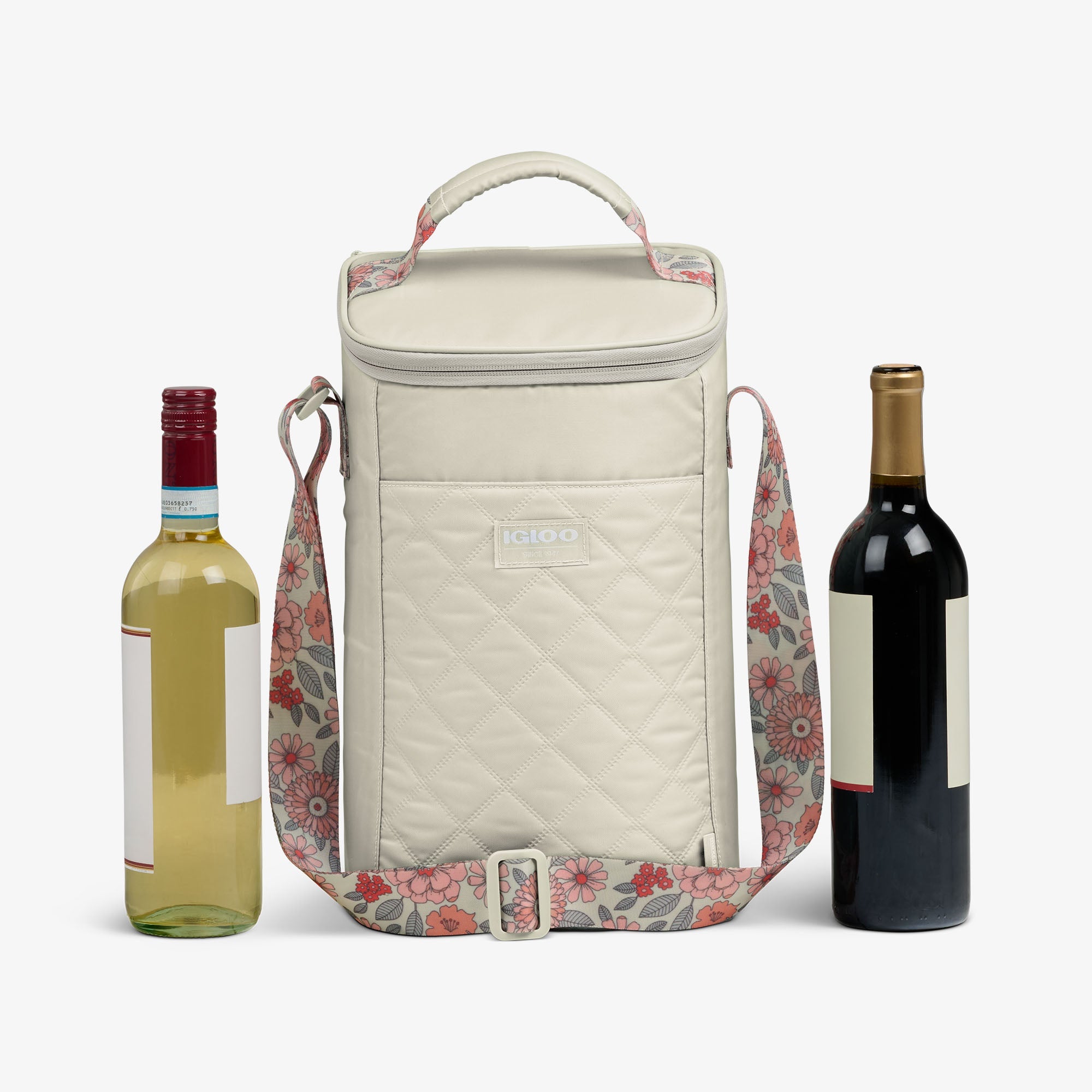 Floral MaxCold® DUO Vertical Crossbody Cooler Bag