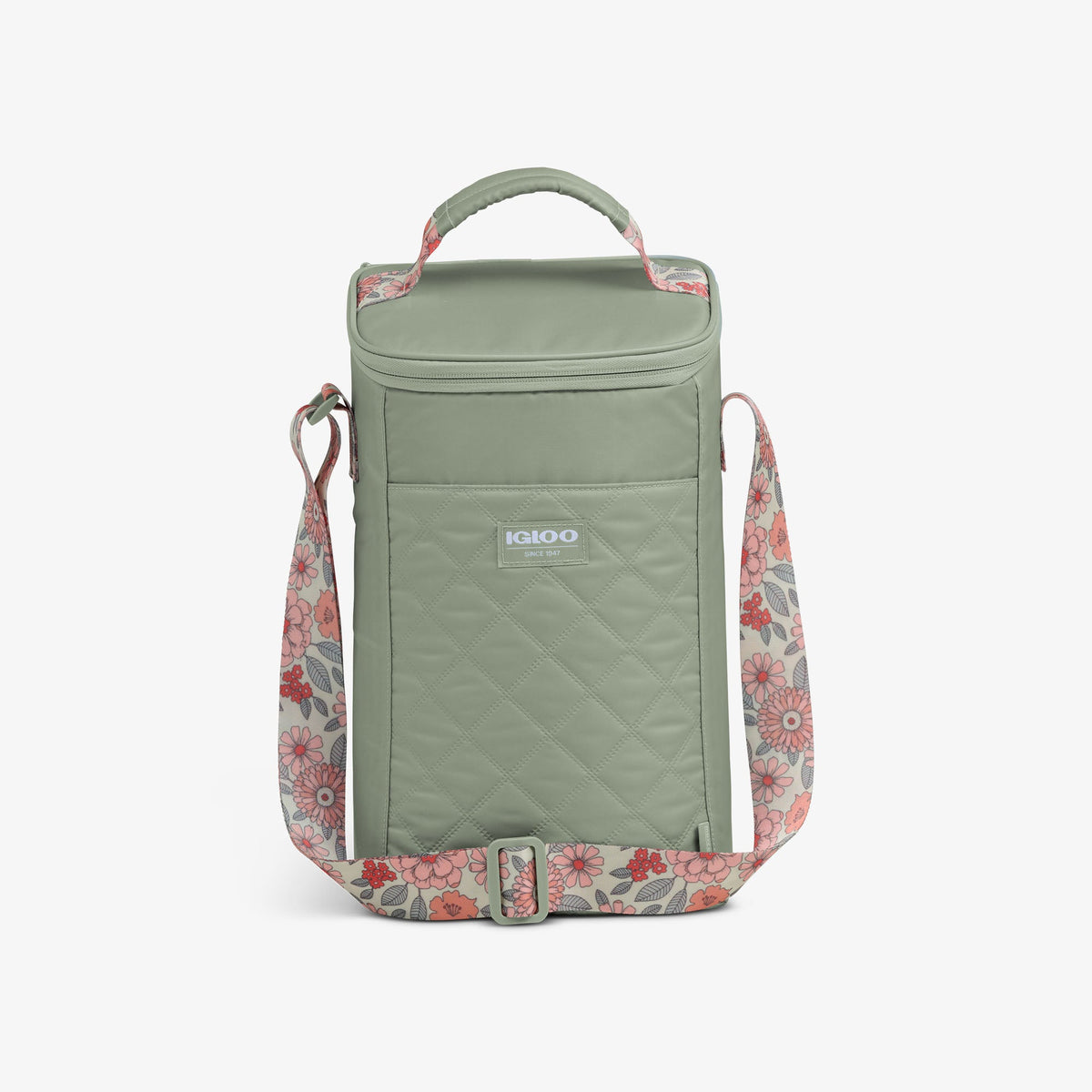 Floral MaxCold® DUO Vertical Crossbody Cooler Bag