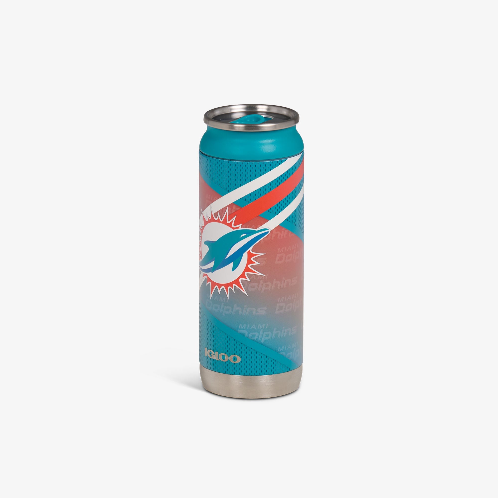 Miami Dolphins 16 Oz Can