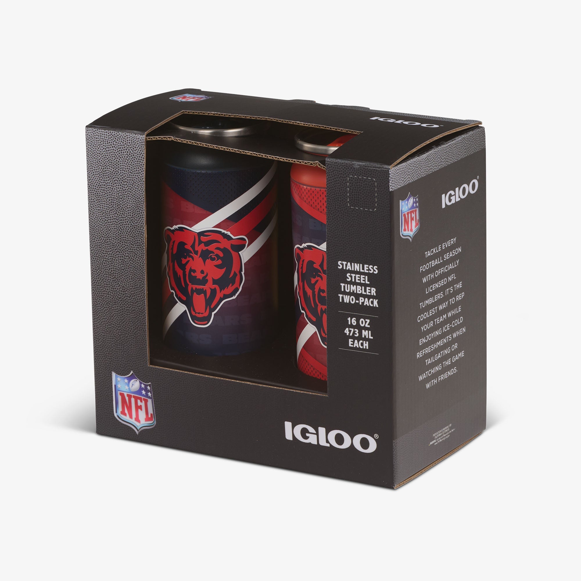 Chicago Bears Home & Away 16 Oz Can 2-Pack