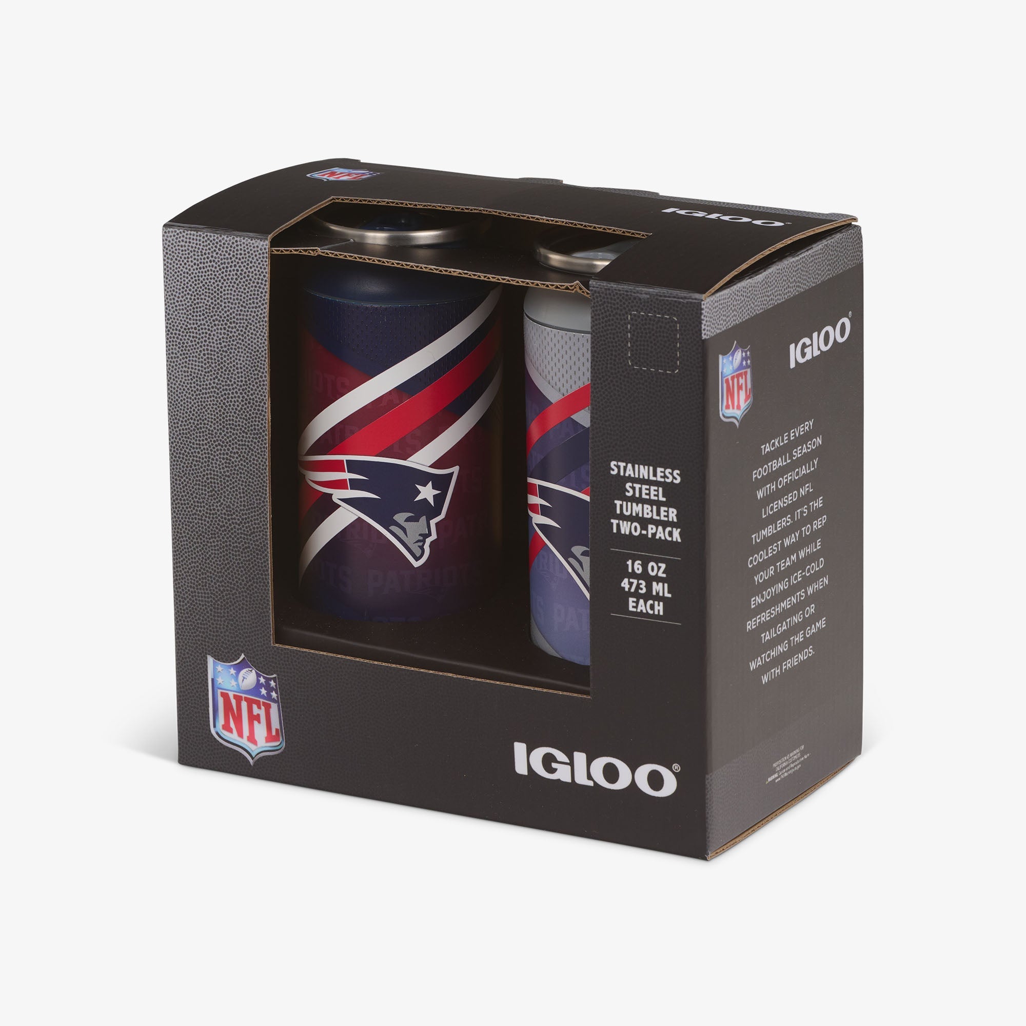 New England Patriots Home & Away 16 Oz Can 2-Pack