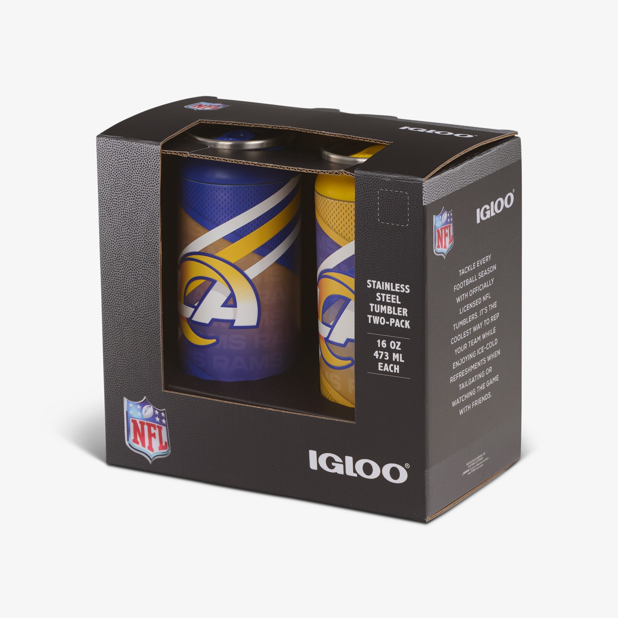 Los Angeles Rams Home & Away 16 Oz Can 2-Pack