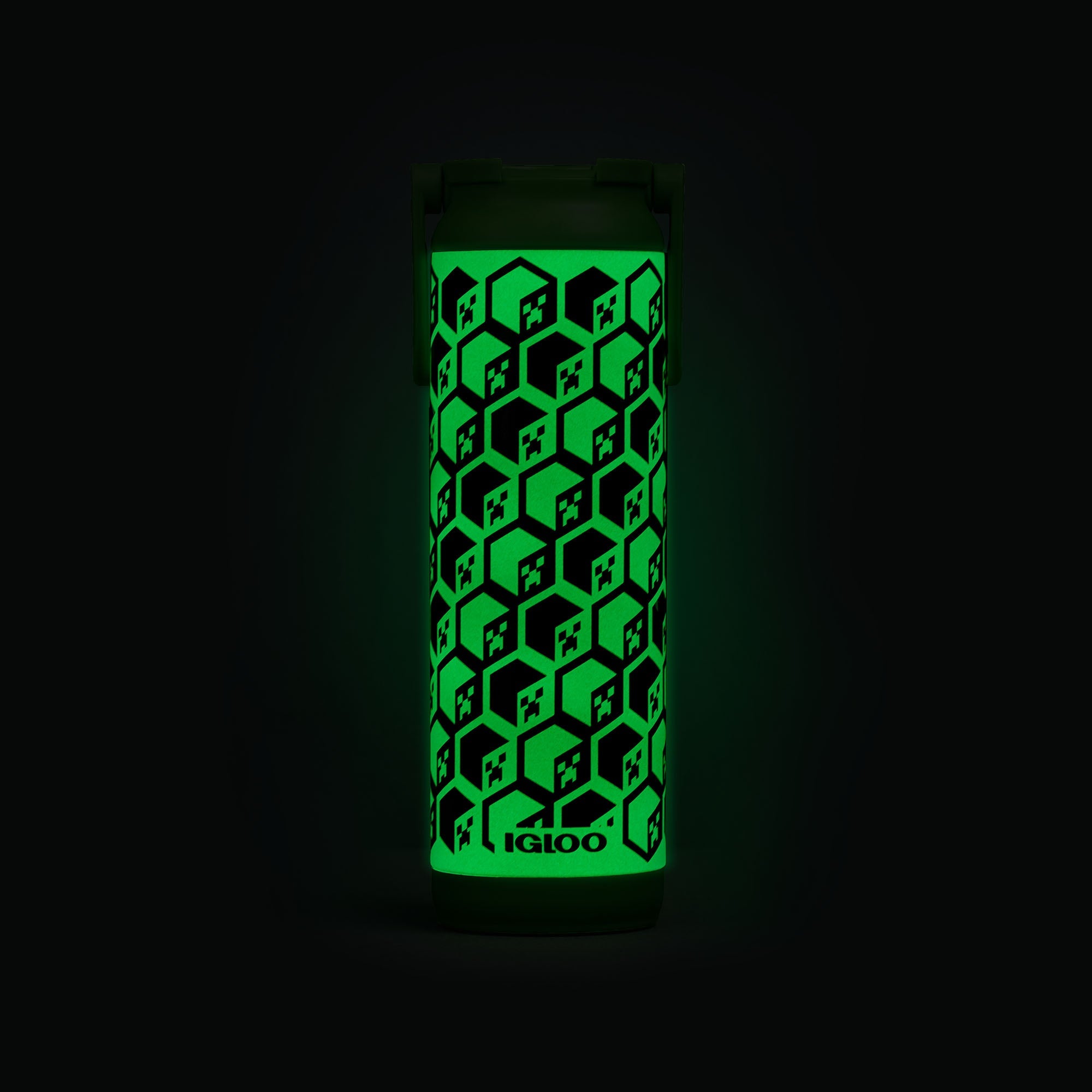 Minecraft Creeper Glow in the Dark 20 Oz Bottle