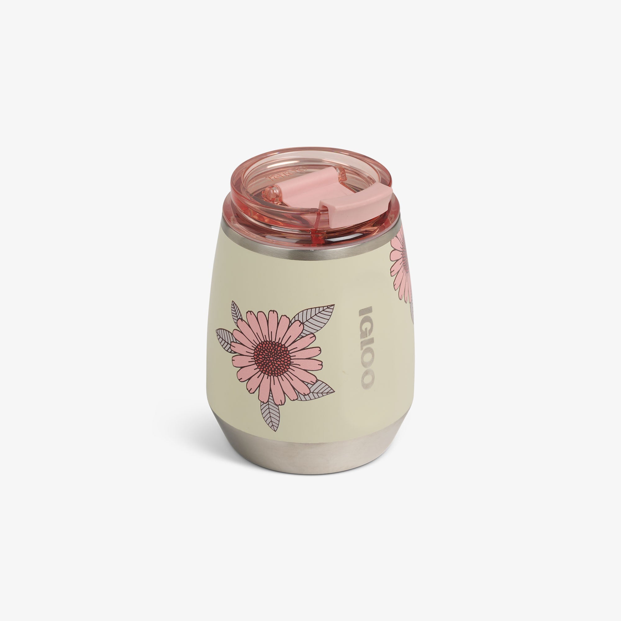 Floral 10 Oz Wine Tumbler