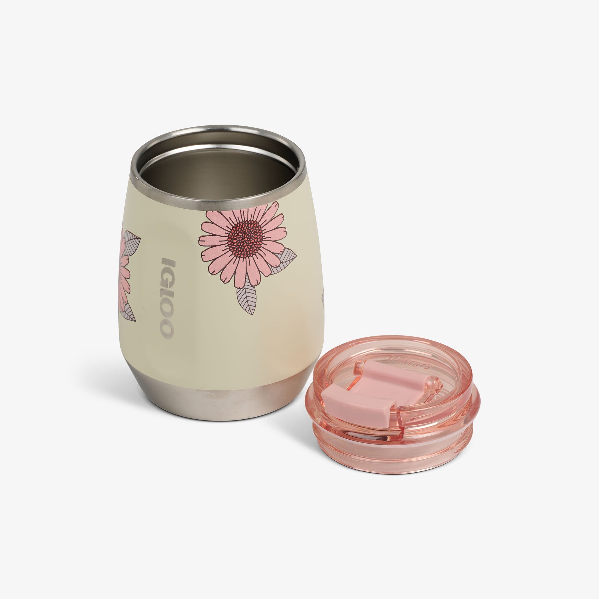 Floral 10 Oz Wine Tumbler
