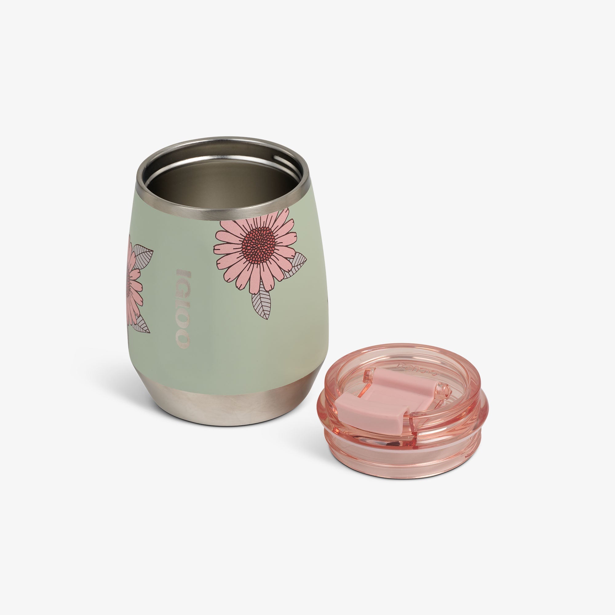 Floral 10 Oz Wine Tumbler