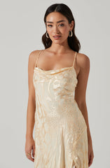 Cowl Flare Dress - Brunch is all about dressing light without compromising on style, and this dress achieves both of those. It emphasizes an enticing cowl neck.