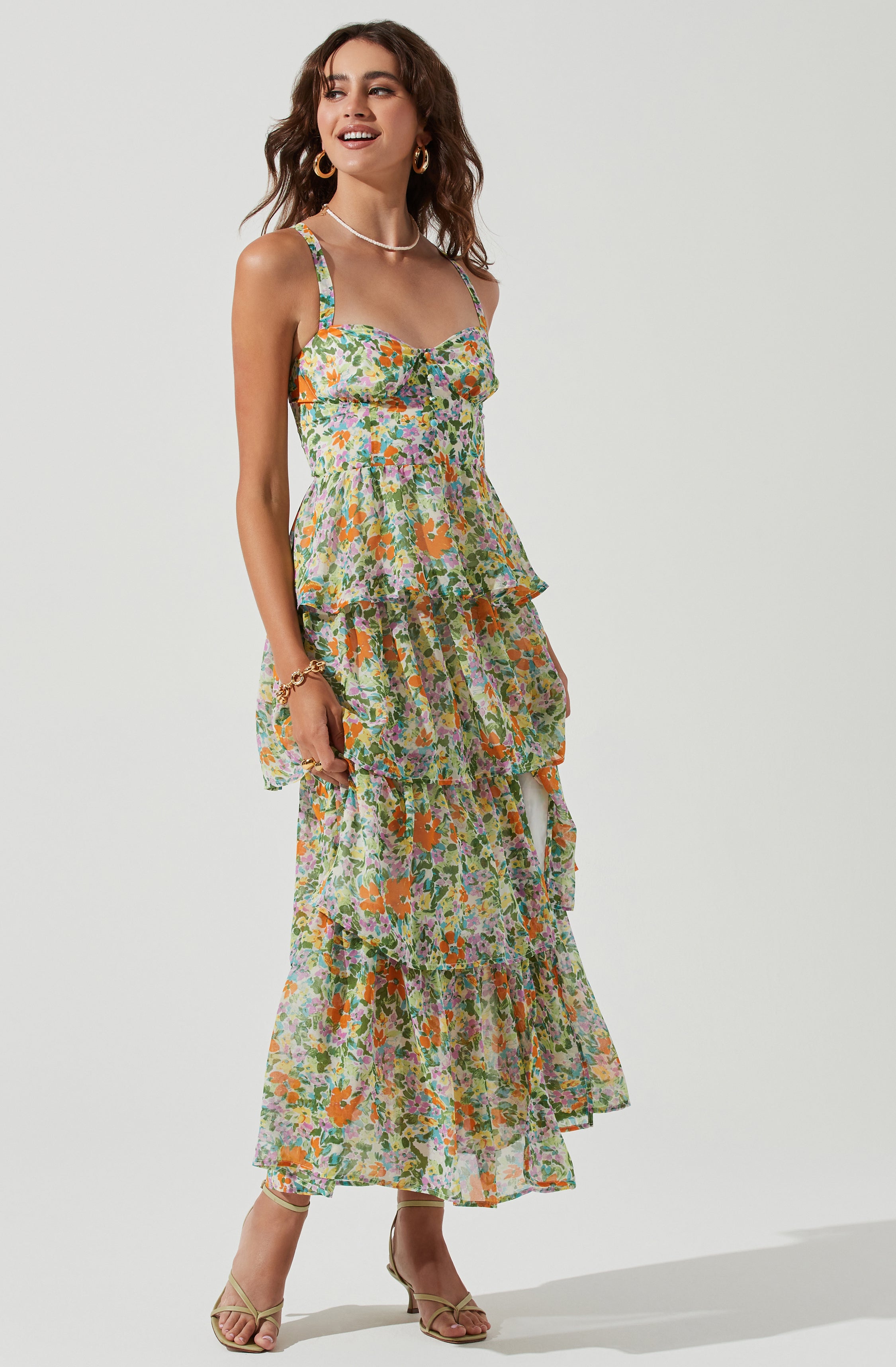 Sweetheart Neck Flare Dress - This dress is a cool option to pull off your holiday look. It lays emphasis on a sweetheart neckline that highlights its curves.