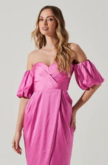 Off-Shoulder Sheath Dress - Sheath dresses are great, but this retro sheath is beyond cool. It features a sexy off-shoulder neckline. Team this one with a scarf and a bucket bag for a trendy look.