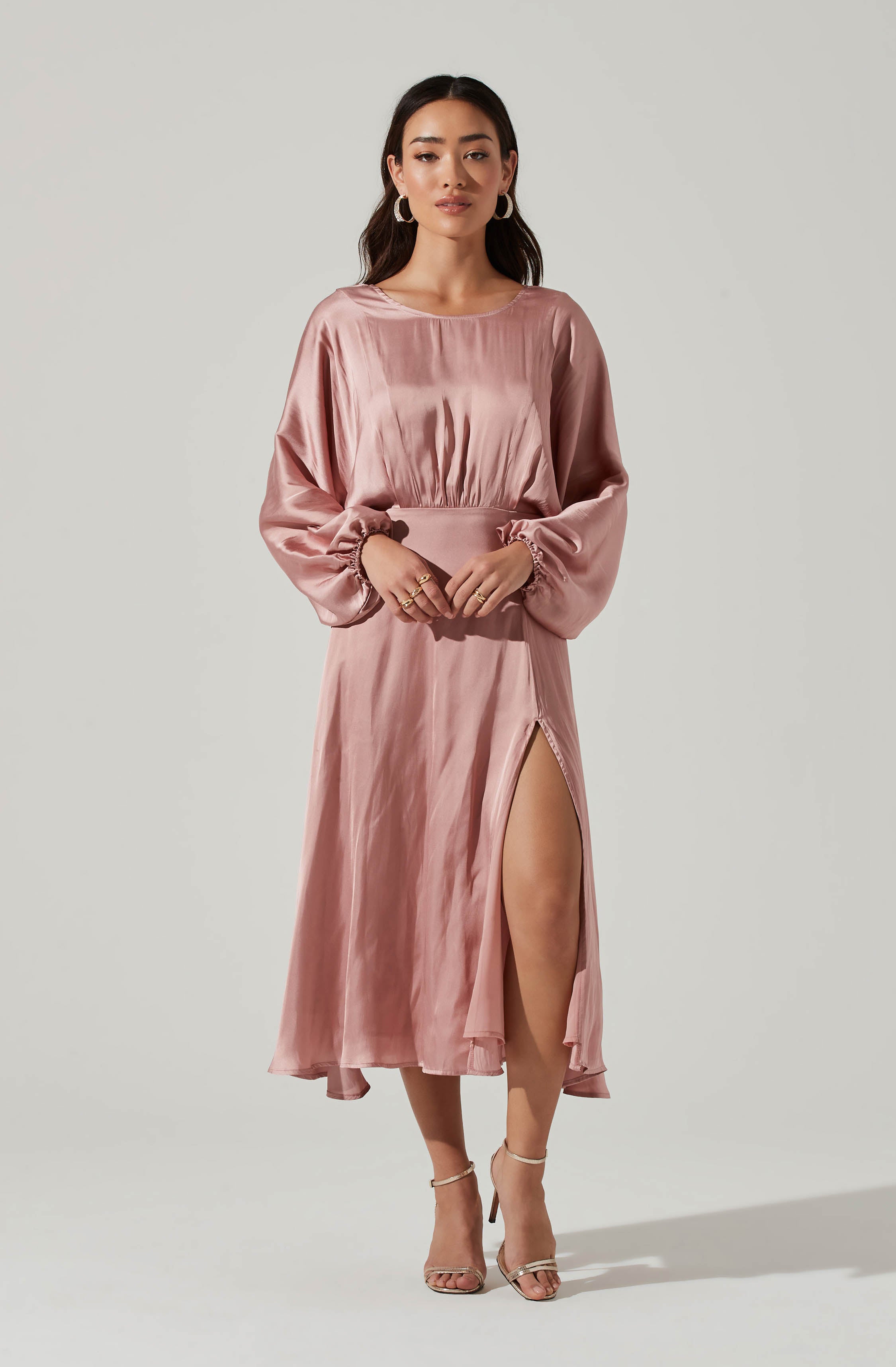 Brown Flare Dress - Brunch is all about dressing light without compromising on style, and this dress achieves both of those. It has a stylish V-neck.