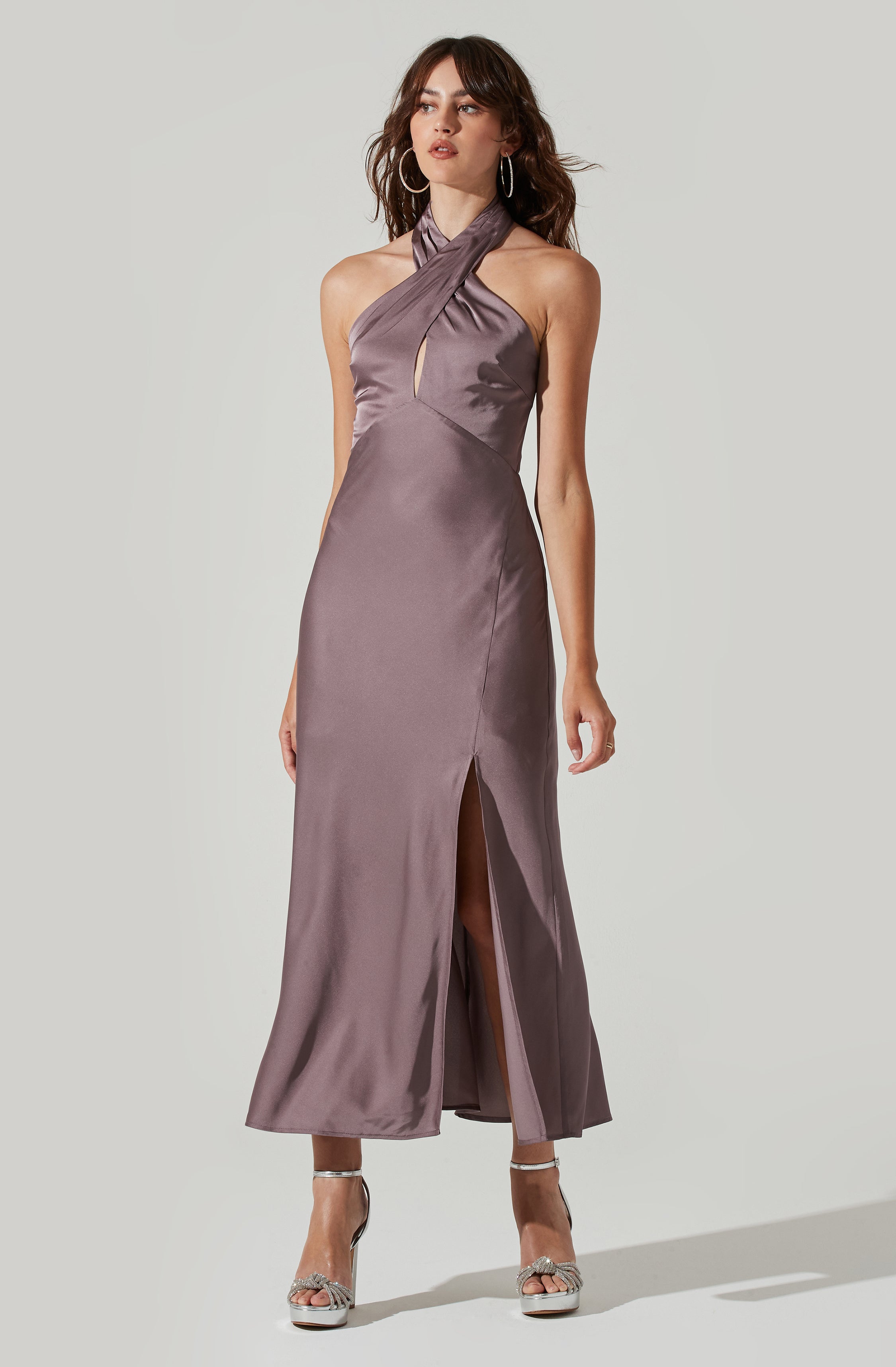 Pink Plunge Neck Dress - A classic sheath dress that you can never go wrong with. It has a gorgeous plunge neck. Pair this dress with a belt and a pair of ankle strap heels.
