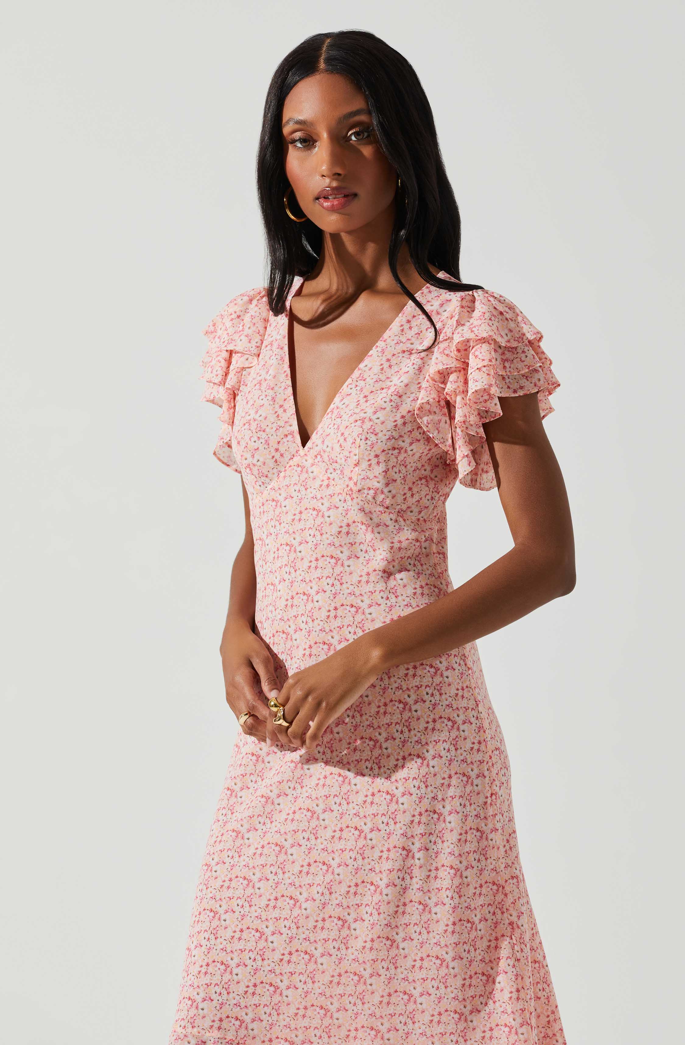 Shorts Sleeve A-Line Dress - This dress is bold, retro, and fashionable, making it a must-have. Complete a stunning look, with a pair of strappy heels and a leather jacket.