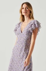 Shorts Sleeve A-Line Dress - This A-line dress gives a breezy yet stylish vibe, and is perfect for a brunch date. Complete a stunning look, with a pair of strappy heels and a leather jacket.