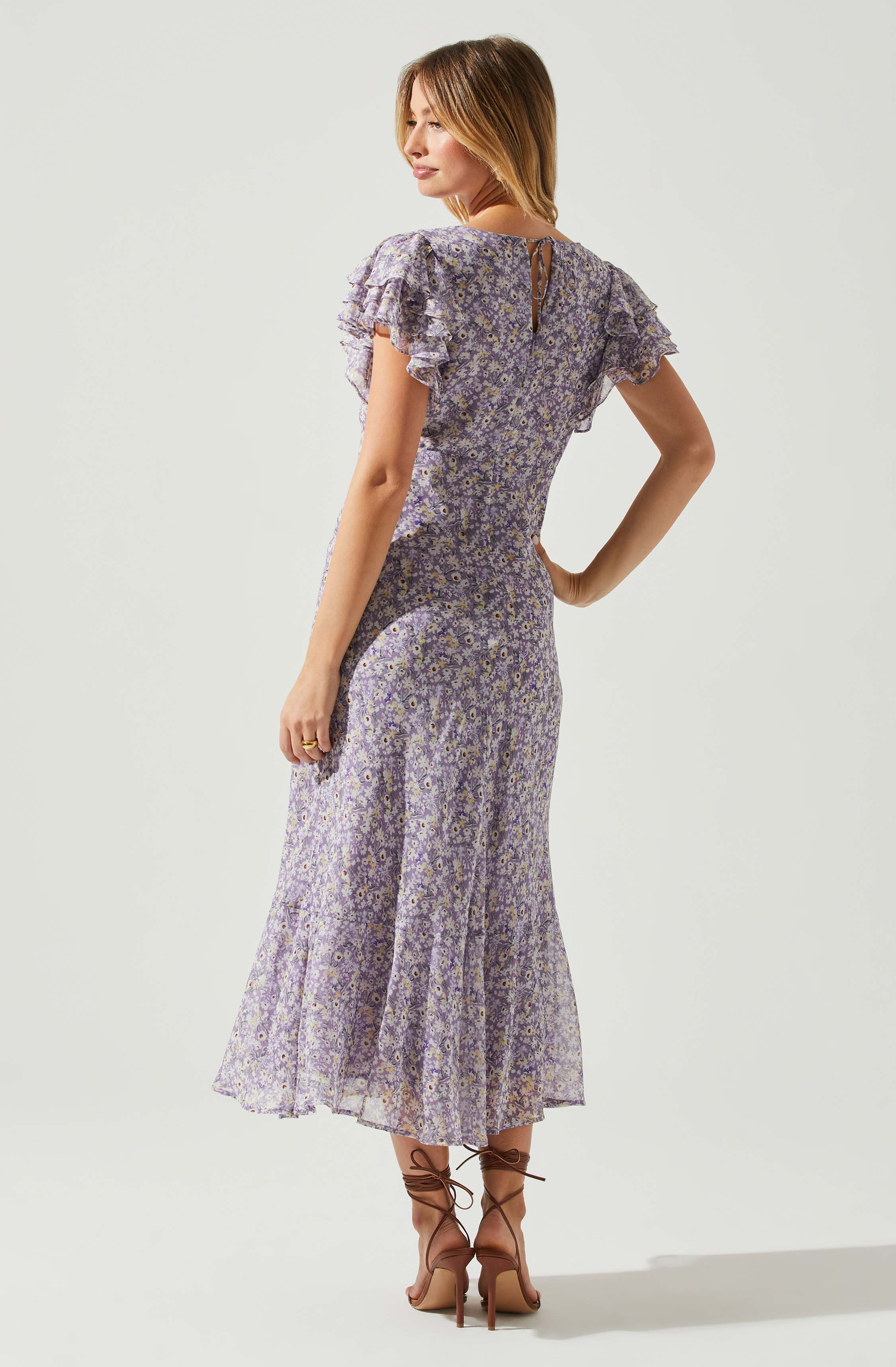 Shorts Sleeve A-Line Dress - This A-line dress gives a breezy yet stylish vibe, and is perfect for a brunch date. Complete a stunning look, with a pair of strappy heels and a leather jacket.