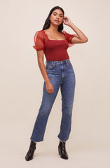 Square Neck Blouse - This is an outfit that easily goes from morning coffee to post-work happy hour. It has a modish square neck. Team it up with a tight skirt for a daytime date look.