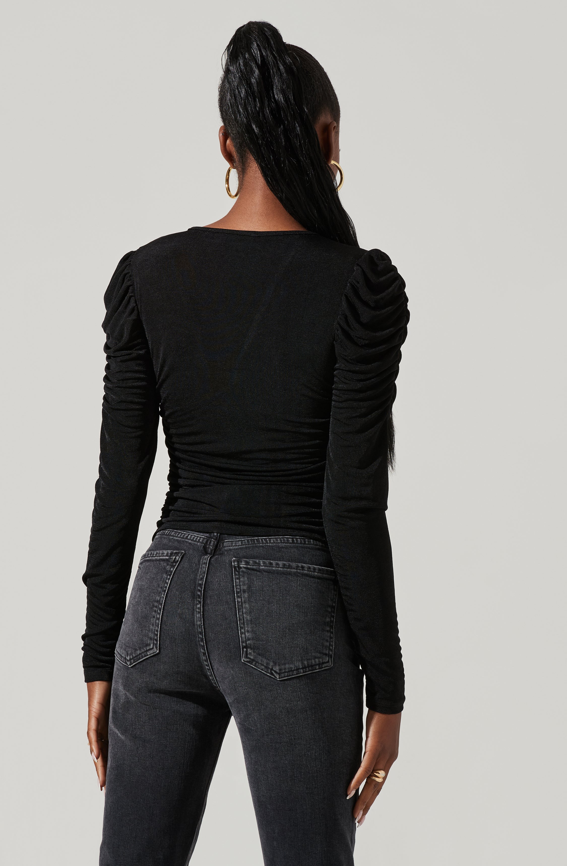 Black V-Neck Blouse - This one offers style and comfort in spades. It showcases a V-neck that adds to its style. Pair it with culottes or distressed denim shorts.