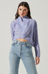 Solid T-Shirt - This piece perfectly fuses sophisticated aesthetics with contemporary details. It lays emphasis on a slender highneck. Opt for a stylish daytime look, pairing this tee with skinny jeans and pumps.